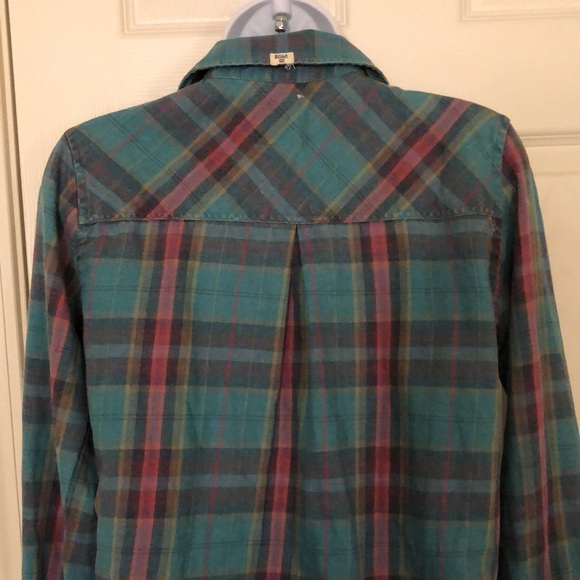Blue Plaid Button up - Picture 10 of 16